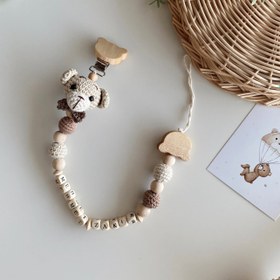 Resim Teddy Bear Naturel Deluxe Bebek Seti - Emzik Zinciri 