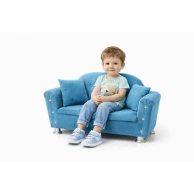 Resim İkili Çocuk Koltuğu 2-12 Yaş Açık Mavi 