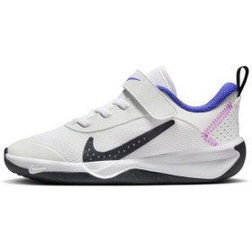 Resim Nike Omni Multi-court 'white Dark Obsidian Dm9026-104 Çocuk Spor Ayakkabı Beyaz 