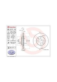 Resim Brembo 09c17111 Fren Diski On 517120u000 517120u100 517121r000 - 2 Adettir 