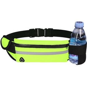 Resim Teltree Yeşil Su Geçirmez Spor Bel Çantası - Koşu, Yürüyüş, Seyahat İçin 4-6 İnç Telefon Kılıfı, Geniş Boyut, El İzni Sağlar Yeşil 