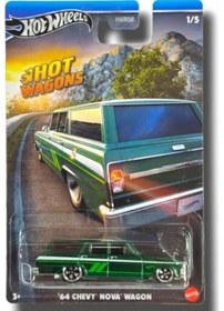 Resim Hot Wheels Premium Hot Wagons '64chevy Nova Wagon Hrr89 