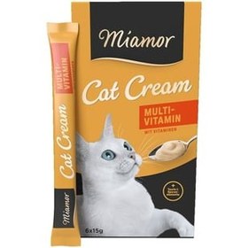 Resim Miamor Cream Multivitamin Kedi Ödülü 6x15 Gr 