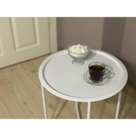 Resim HASTUNÇ Katlanabilir Metal Ofis Sehpası 