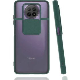 Resim Mobaxaksesuar Xiaomi Redmi Note 9 5g Kılıf Kamera Kapatmalı Lensi Case 