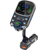 Resim Createtech Araba Kiti Kablosuz Fm Verici 3.5mm Aux Audio Alıcı Black Beyaz ' Beyaz 