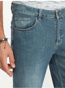 Resim Kip Slim Fit Dar Paça Lacivert Erkek Kot Pantolon Pant 2445 001 