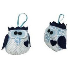 Resim Peluş Baykuş Mavi 001 1 Adet 