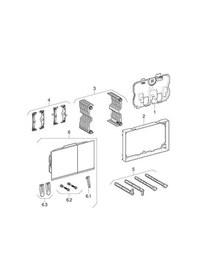 Resim Geberit Sigma60 115.640.GH.1 Kumanda Kapağı, Çift Basmalı Krom 