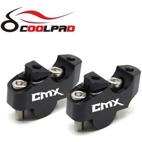 Resim Xuweiwei Black Honda Rebel1100 Cmx1100 Handlebar Riser Kit Yükseltici Seti Ağır Hizmet Tipi 