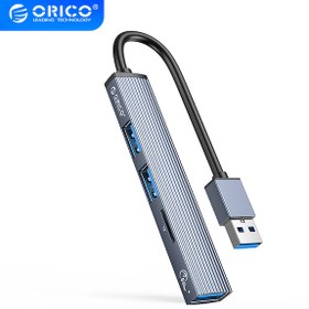 Resim Orico 3 Portlu USB 3.0 Çoklayıcı TF Micro SD Kart Okuyucu Hub Alüminyum 