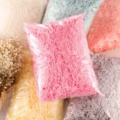 Resim 20g/50g/100g Parçalanmış Rafya Çimi Dolgu Malzemeleri - Pastel Pembe, Mavi, Sarı, Beyaz Hediye Paketleme için El Sanatları Malzemeleri, Noel, Düğünler, Doğum Günleri, Sevgililer Günü Dekoratif Dolgu, Tatil Ambalajı | Yumuşak Renk Paleti | Hafif Dolgu 
