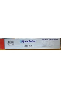 Resim Roadstar Rda-6240 Stereo 3000 Watt 4 Kanallı Oto Amfi 