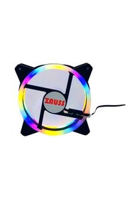 Resim Zauss ZR-100 Rainbow RGB Kasa Fanı 12 CM 