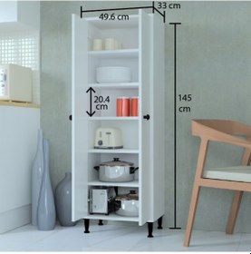 Resim Venedik 6raflı Çok Amaçlı Dolap 