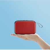 Resim Besthome1 Mavi Mini Kablosuz Bluetooth Hoparlör, Fm Radyo & Kart Okuyucu 