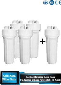 Resim Sumarkt Açık Kasa Su Arıtma Cihazı Için Mat Housing (Filtre Kabı) 5 Adet 