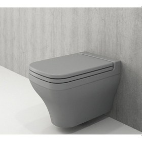 Resim Scala Asma Klozet Mat Gri Kapak Hariç 1080-006-0128 Mat Gri 