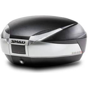 Resim Shad Sh48 Motosiklet Arka Çanta Titanium Topcase 48 Litre D0b48400 Siyah 
