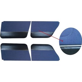 Resim Renault 11 Flash S Kapı Döşeme Kumaş Kırmızı Nokta - Öz-iş 