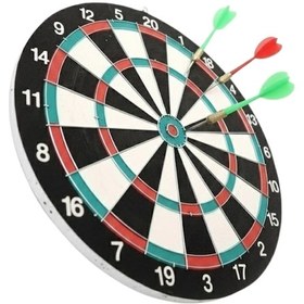 Resim Ev - 801 - Ve Ofis İçin 17 İnç Dart Tahtası Seti 4 Adet Dart - Dpmıx-hb - Oku Dahil 