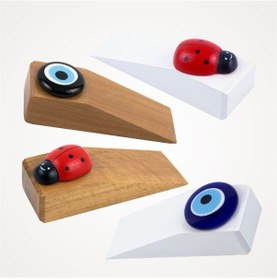 Resim Ahşap Kapı Stoperi Kapı Tamponu 4 Adet 