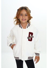 Resim My Kids Wear Üç İplik Cepli Kolej Ceketler Bebe Mavi 
