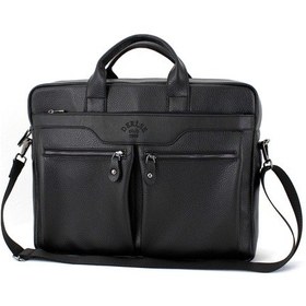 Resim Derise Unisex 15,6 Inç Evrak Ve Laptop Çantası Siyah 