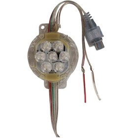 Resim 24 Volt 50mm Adreslenebilir Argb Lunapark Ledi Ws2811 Argb Pixel Modül Led 30 Adet 