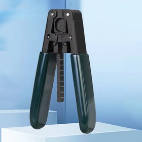Resim Kaymaz Tutuşlu, Hassas Bıçaklı ve Ölçüm Ölçeği ile Ergonomik Fiber Optik Kablo Soyma Aleti - Verimli Tel Soyma için Dayanıklı Alaşım & PVC Yapı 