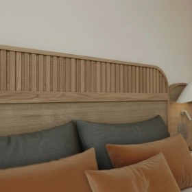 Resim Latanwood Woo Ahşap Karyola 