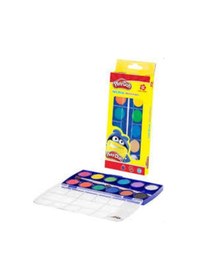 Resim Sulu Boya Play-doh 12 Renk Kucuk play-su002 