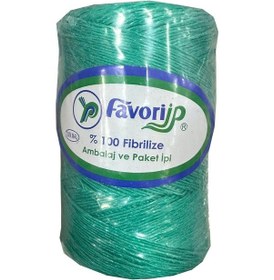 Resim Favori İp 5000 Denye -0.8 Mm- Ambalaj Ve Paket İpi Naylon Burgulu Örgü Çamaşır İpi - Yeşil - 3 Adet 