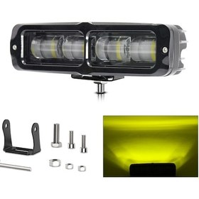 Resim Yaleker E18 6 İnç 8000 Lümen 80w Ip68 Su Geçirmez Led Çalışma Lambası 