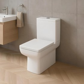 Resim Newarc Power Duvara Sıfır Klozet Takım POW.K022,Power Duroplast Yavaş Kapak 