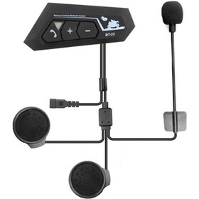 Resim Mepa Bt22 Kask Kulaklık Bluetooth Motosiklet Kulaklık 5.0 Bluetooth Interkom Motorsiklet Kulaklık Najmaddin 
