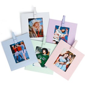 Resim Fujifilm Instax Mini 10'lu Resim Çerçevesi ve Mandal Seti 