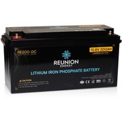 Resim Reunion Energy 12v 200 Amper Lityum Akü ( Lifepo4 ) 