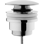 Resim VitrA Origin A45149 Yuvarlak Lavabo Süzgeci, Universal, Basmalı, Krom 