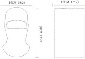 Resim Esshogo Kar maskesi, tam yüz maskesi, kar maskesi, kask astarı, motosiklet, bisiklet, kayak maskesi 