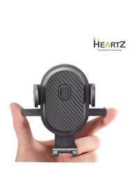 Resim HEARTZ HAVALANDIRMA KANCALI ARAÇ TELEFON TUTUCUSU OVAL KANCALI ve KAVRAMALI ARAÇ TELEFON TUTUCU 