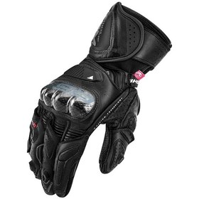 Resim Shima Rs-3 Korumalı Kadın Motosiklet Eldiveni Siyah 