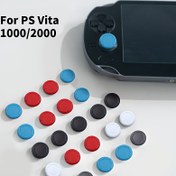 Resim PS Vita 1000/2000 için Uygun Kaymaz Tutuşlu Analogue Çubuk Kapağı ve Düğme Kapakları 