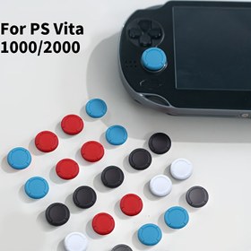 Resim PS Vita 1000/2000 için Uygun Kaymaz Tutuşlu Analogue Çubuk Kapağı ve Düğme Kapakları 