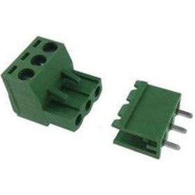 Resim 3Lü 5.08Mm 180 Derece Klemens Takım 