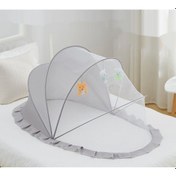 Resim Büyükışığı Engellemek İçin Bebek Katlanabilir Küçükcibinlik-gri 