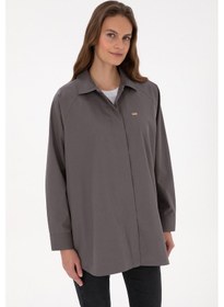 Resim U.s. Polo Assn. Kadın Gri Gömlek Desenli 50316399-vr024 Gri 