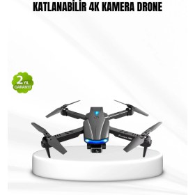 Resim Wi-Fi Bağlantılı 4K Drone Katlanabilir ve 360° Takla Özellikli 