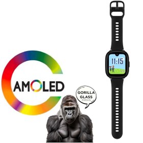 Resim Hepta Collection Wiky Watch 5 Plus Çocuk Akıllı Saat - Görüntülü Arama, Gps, Sos, Sağlık Takibi, Güvenli Alan (Siyah) 