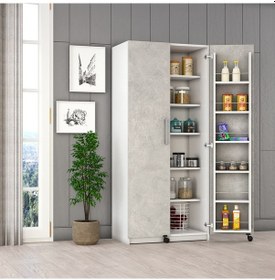 Resim Mutfak Kiler Dolabı Asra Trend Mk-03 
